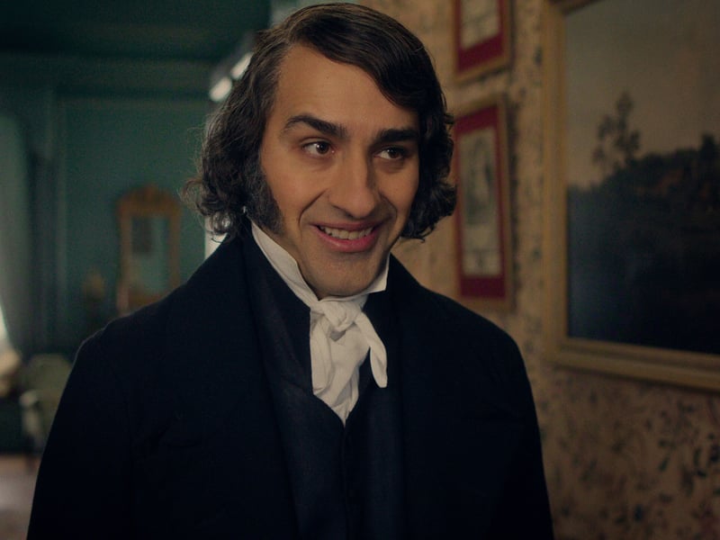 Having appeared in shows such as Fleabag and known for co-writing and creating Stath Lets Flats, Jamie Demetriou is Bennet cousin Mr Collins. In previous Pride and Prejudice adaptations, the role has been played by Tom Hollander and David Bamber, with Ryan Sampson portraying the character in The Other Bennet Sister.