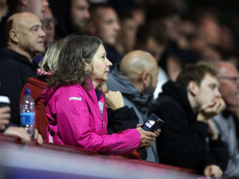 Sheffield United fans at Fleetwood for what would be a Carabao Cup defeat to the Cod Army at Highbury