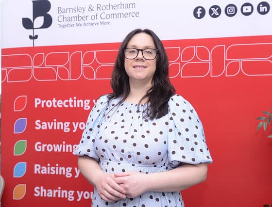 Chief executive of Barnsley and Rotherham Chamber of Commerce Carrie Sudbury, at the recent Chamber Means Business event at New York Stadium.