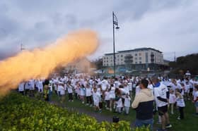 A canon-fire of colour in Salthill at last year's Colour Run.