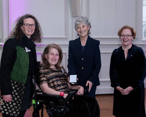 Sarah O’Sullivan with Catherine Connolly