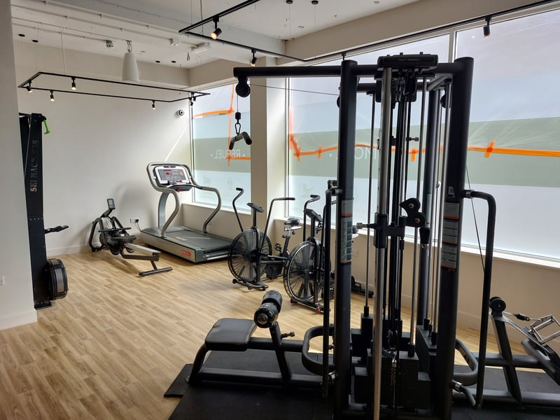 The female only gym at Santo The Wellness Collective in Wellington Way, Waterlooville.