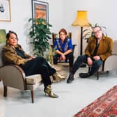 Noriana Kennedy, Nicola Joyce and Noelie McDonnell of the Whileaways