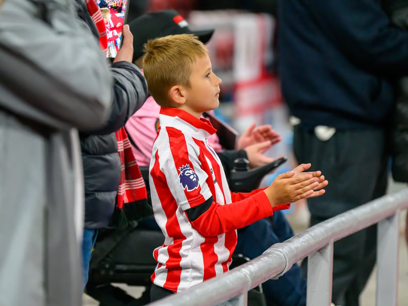 Sunderland fans in action at the Stadium of Light against AZ Alkmaar. Photo by Chris Fryatt.