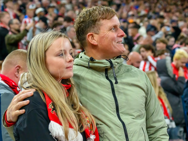 Sunderland fans in action at the Stadium of Light against AZ Alkmaar. Photo by Chris Fryatt.