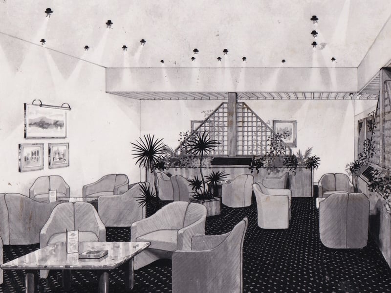 March 1986 and first class rail passengers were set to benefit from a plush new Pullman lounge. British Rail issued this photo of the lounge which was being opened as part of a £1 million package of improvements at the station.