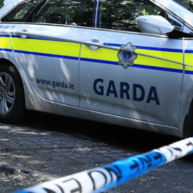 Garda tape stock image
