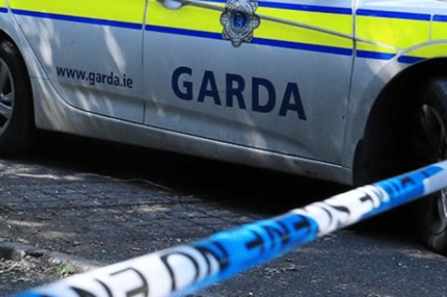Garda tape stock image