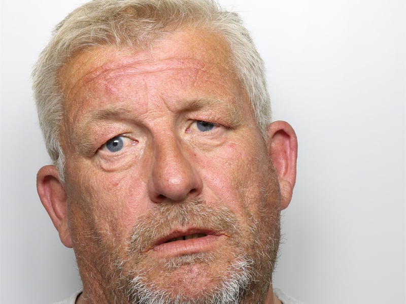 Gary Simms was jailed for two years and six months after the court heard how he forced his way into a woman’s home, pushed her against a wall and asked for a “snog.” The woman rejected his advances and told him to leave but he continued to try and kiss her. The 57-year-old then grabbed at the woman’s pyjama top and pulled it down. He was also given five-year restraining order.