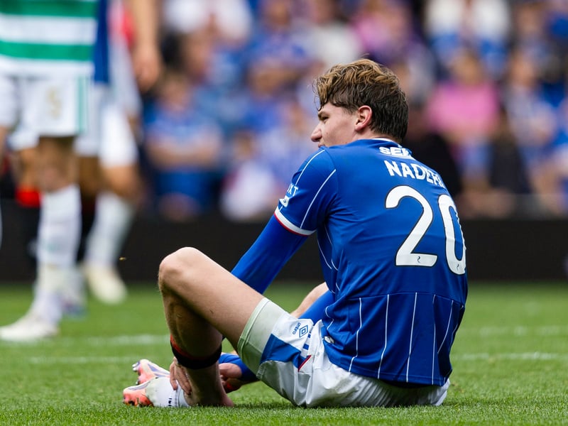 The German striker is a doubt after coming off during Rangers' 3-0 win over Celtic last week following a challenge from Mika Baur.