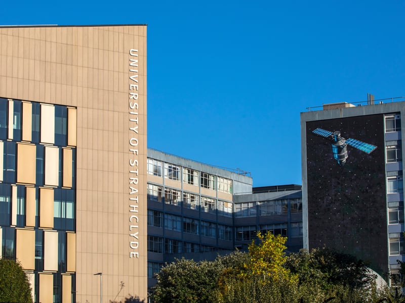 In second place for Scotland, and sitting at number nine in the UK’s overall top ten, is the University of Strathclyde in Glasgow which is Scotland’s runner-up for uni of the year. 
