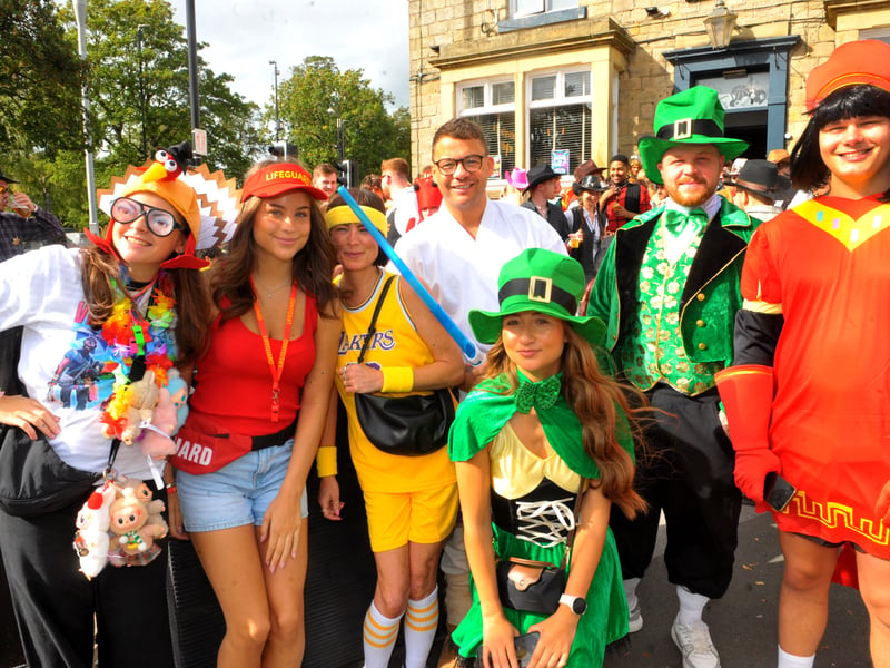 Participants from Grimsby taking on the Otley Run.