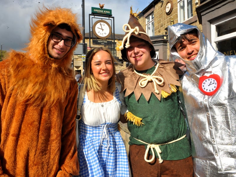 Aiden Young, Liv Poynton, Alby Cowcher, Benji Bundock as Dorothy and friends.