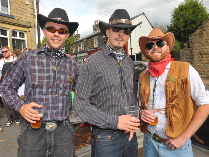 Cowboys Nathan Colclough, Will Bolton and James Howe.