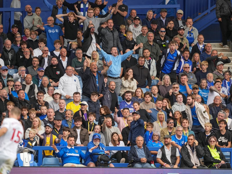Brilliant pictures of Portsmouth faithful backing team against Blackburn Rovers.