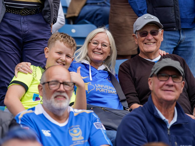 Brilliant pictures of Portsmouth faithful backing team against Blackburn Rovers.
