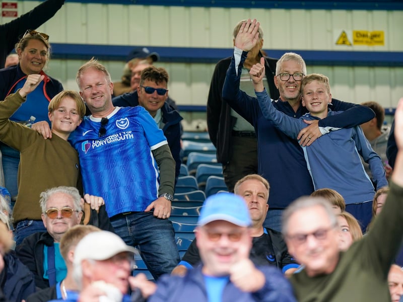 Brilliant pictures of Portsmouth faithful backing team against Blackburn Rovers.