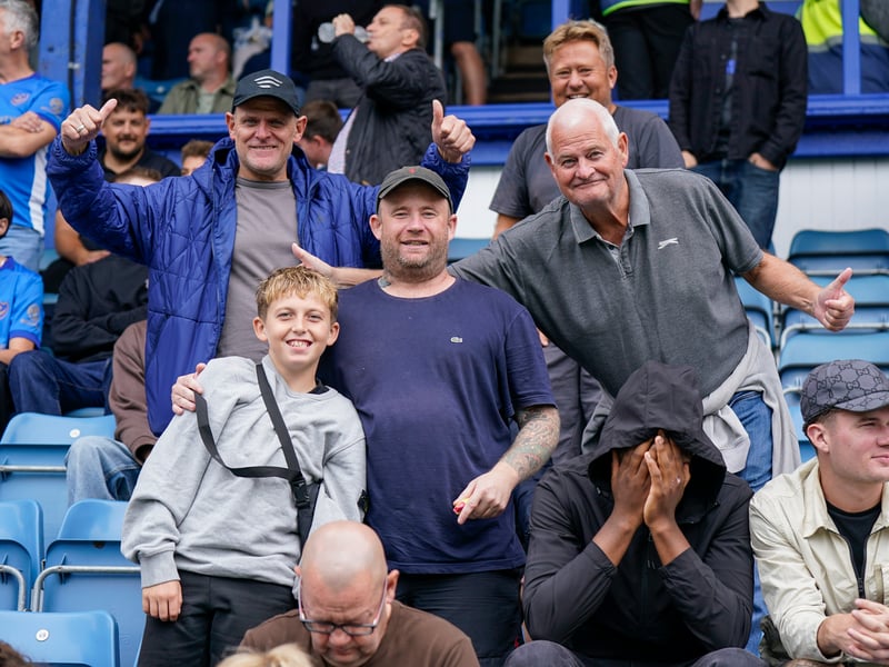 Brilliant pictures of Portsmouth faithful backing team against Blackburn Rovers.