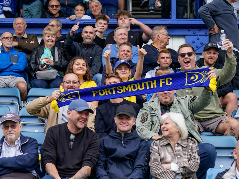 Brilliant pictures of Portsmouth faithful backing team against Blackburn Rovers.
