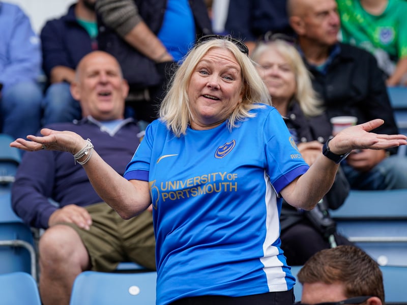 Brilliant pictures of Portsmouth faithful backing team against Blackburn Rovers.