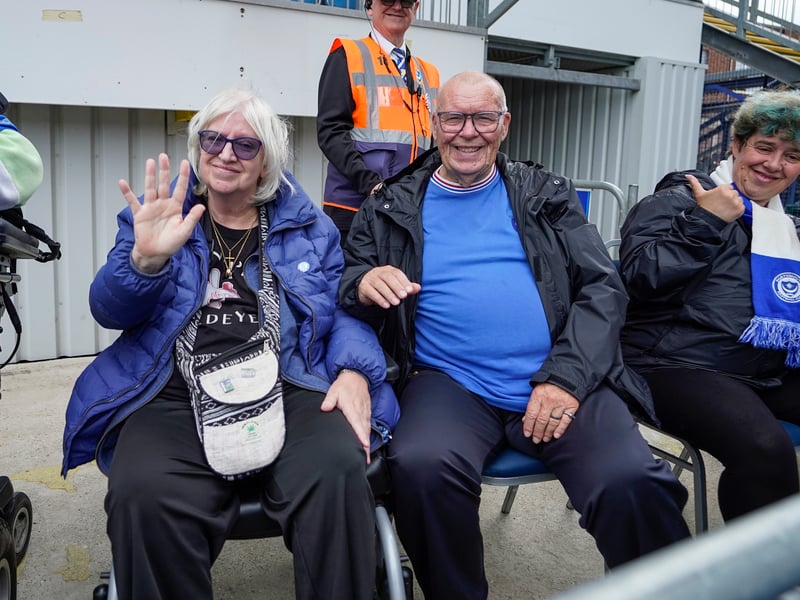 Brilliant pictures of Portsmouth faithful backing team against Blackburn Rovers.