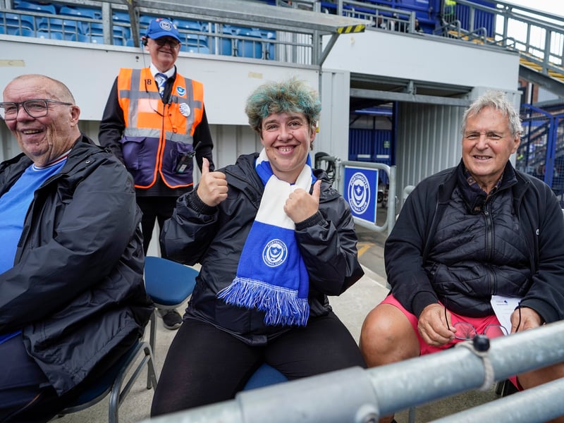 Brilliant pictures of Portsmouth faithful backing team against Blackburn Rovers.