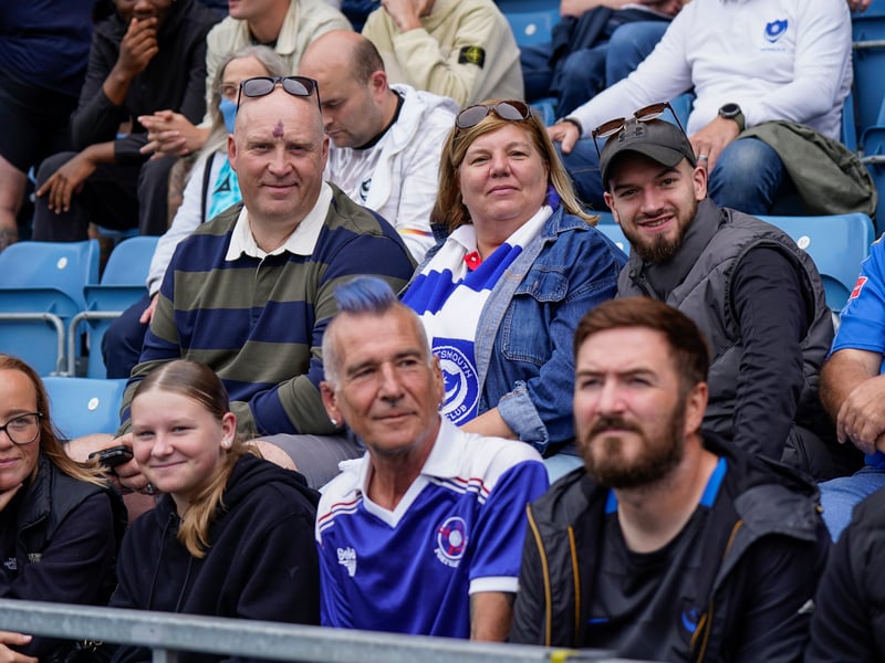 Brilliant pictures of Portsmouth faithful backing team against Blackburn Rovers.