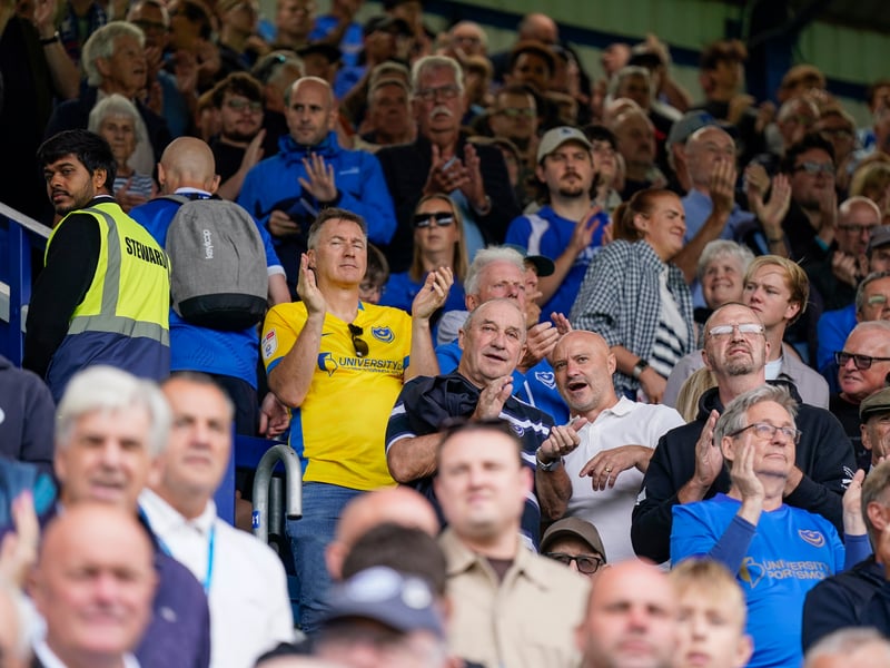 Brilliant pictures of Portsmouth faithful backing team against Blackburn Rovers.