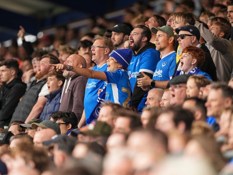 Brilliant pictures of Portsmouth faithful backing team against Blackburn Rovers.