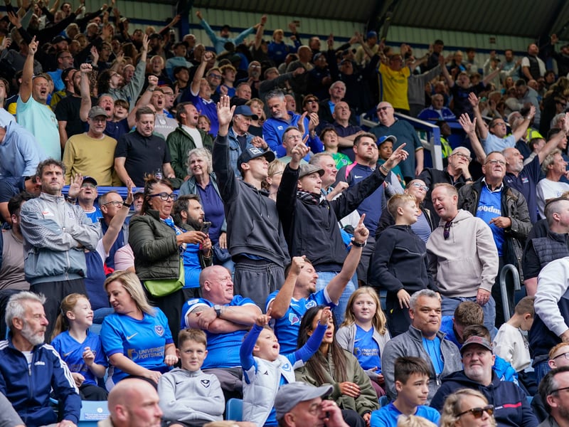 Brilliant pictures of Portsmouth faithful backing team against Blackburn Rovers.