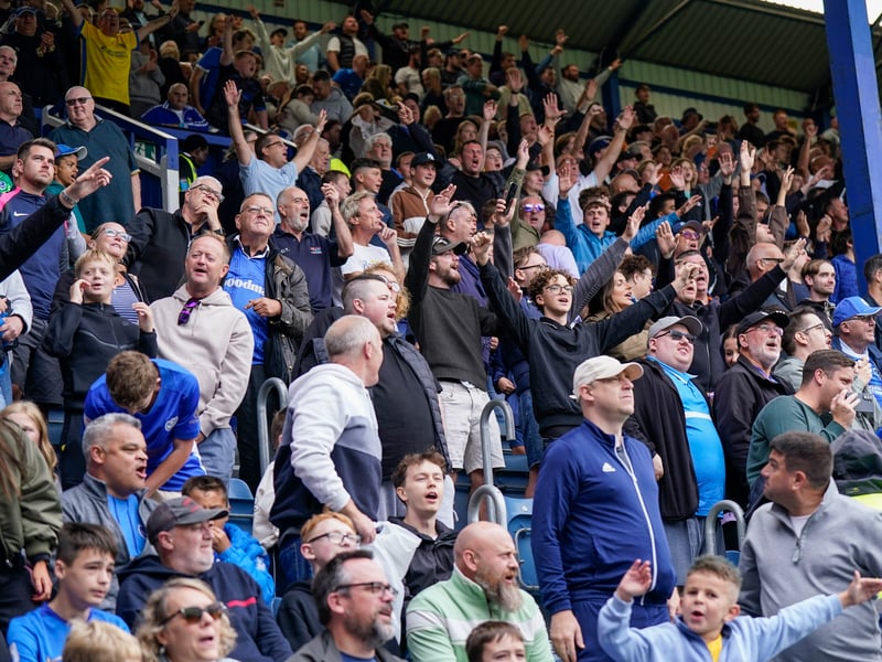 Brilliant pictures of Portsmouth faithful backing team against Blackburn Rovers.