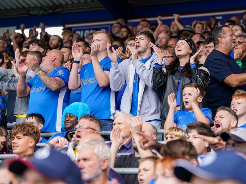 Brilliant pictures of Portsmouth faithful backing team against Blackburn Rovers.