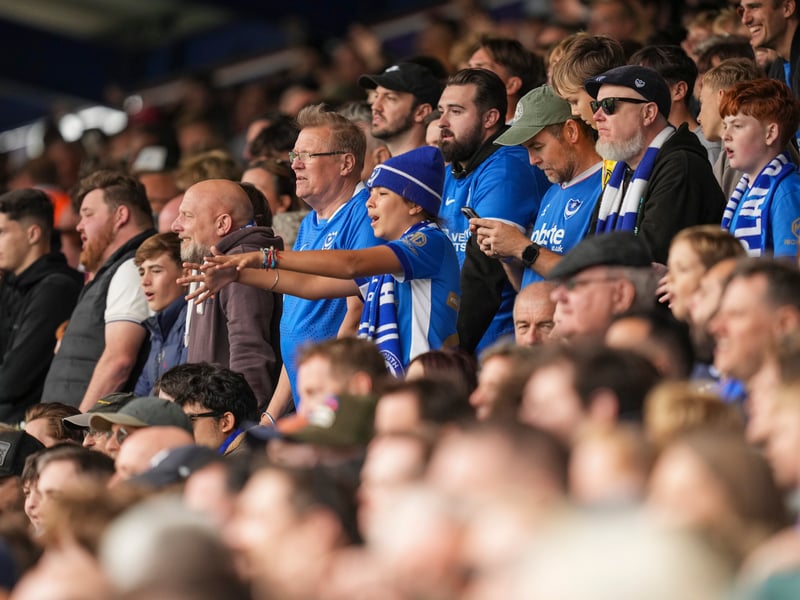 Brilliant pictures of Portsmouth faithful backing team against Blackburn Rovers.