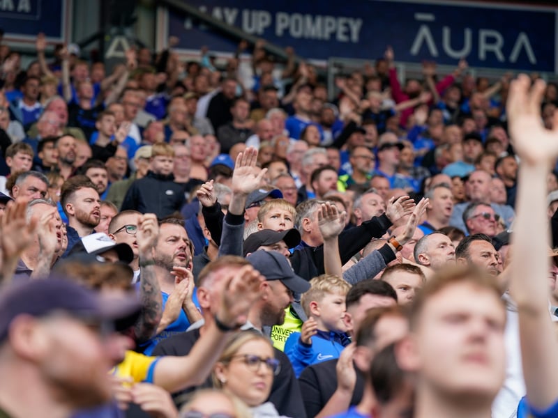 Brilliant pictures of Portsmouth faithful backing team against Blackburn Rovers.