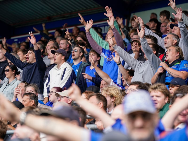 Brilliant pictures of Portsmouth faithful backing team against Blackburn Rovers.