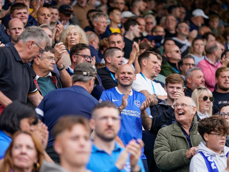 Brilliant pictures of Portsmouth faithful backing team against Blackburn Rovers.