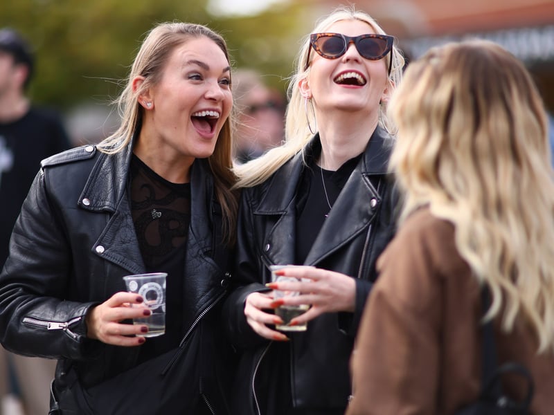Music-lovers rock out the show at Pitt St. Skatepark.