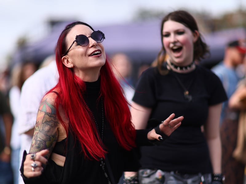 Music-lovers rock out the show at Pitt St. Skatepark.