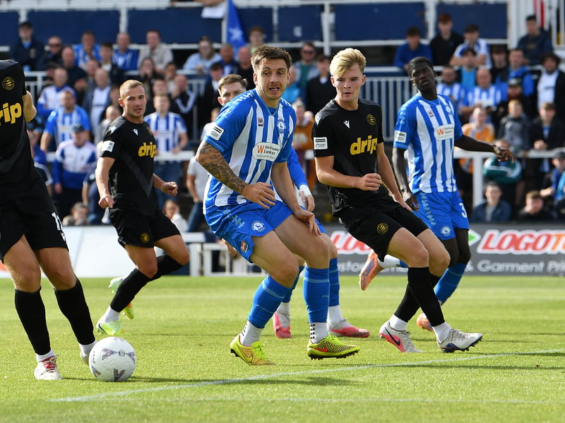 Wild appears to favour utilising Hugill at the top end of the pitch (photo Frank Reid)