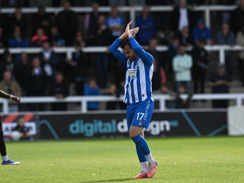 The versatile winger will hope for a recall after being named on the bench for the defeat at Fylde (photo Frank Reid)