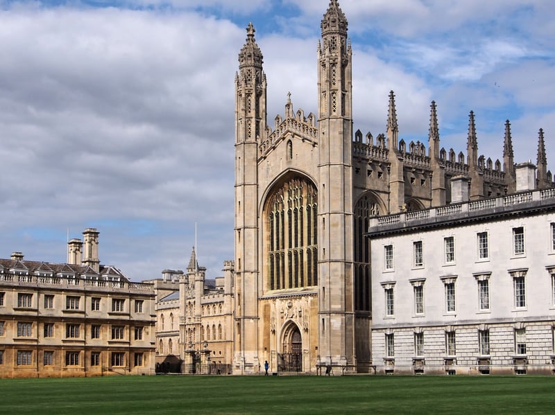 Cambridge Univerity takes secind spot with 94.3 points out of 100. Every single student bags a graduate job or continues with their studies within 15 months after graduating.