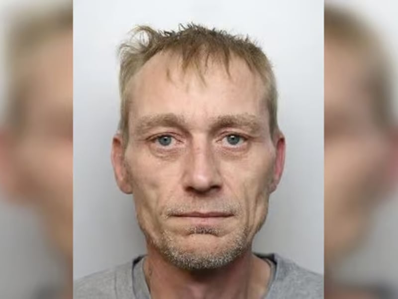 James, 45, knifed his ex-girlfriend's new partner to death inside the Sheffield home he still shared with her and his children, who were upstairs at the time. 
His victim Bradley Hollis had arrived to fight James on March 16, 2025, after learning  he had assaulted the woman.
He took a knife from the kitchen and fatally stabbed the 35-year-old in front of the woman. 
James was found guilty of manslaughter and possession of a bladed article. He was jailed for 14 years. 