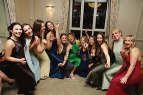 Moycullen women’s basketball players swap their jerseys for glad rags to celebrate the club’s 60th anniversary