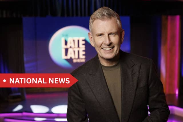 Catch The Late Late Show at 9.35pm this Friday night on RTÉ One