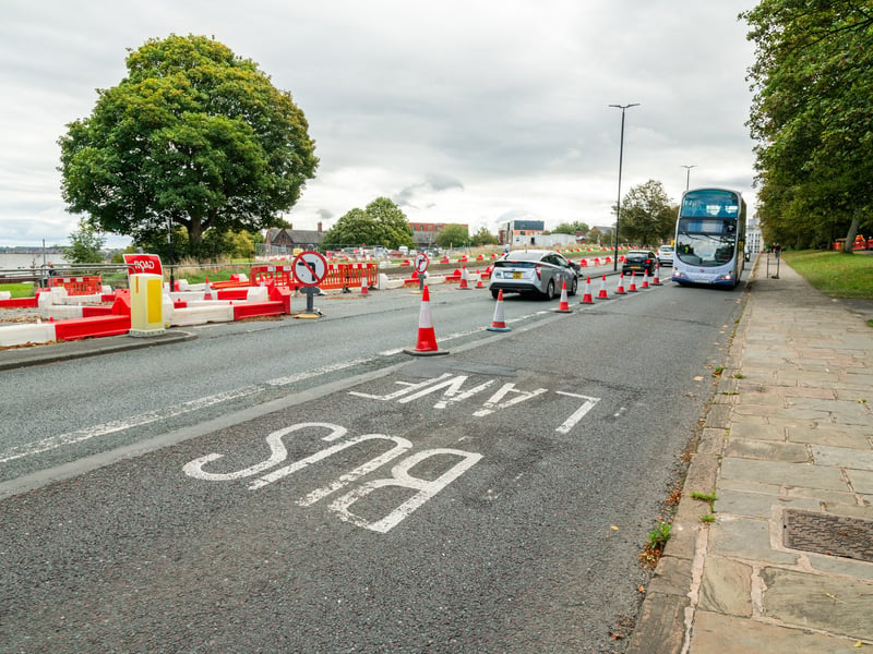 During this phase, Cliff Road will become one-way southbound to motor vehicles, with a banned right turn out onto the A660.