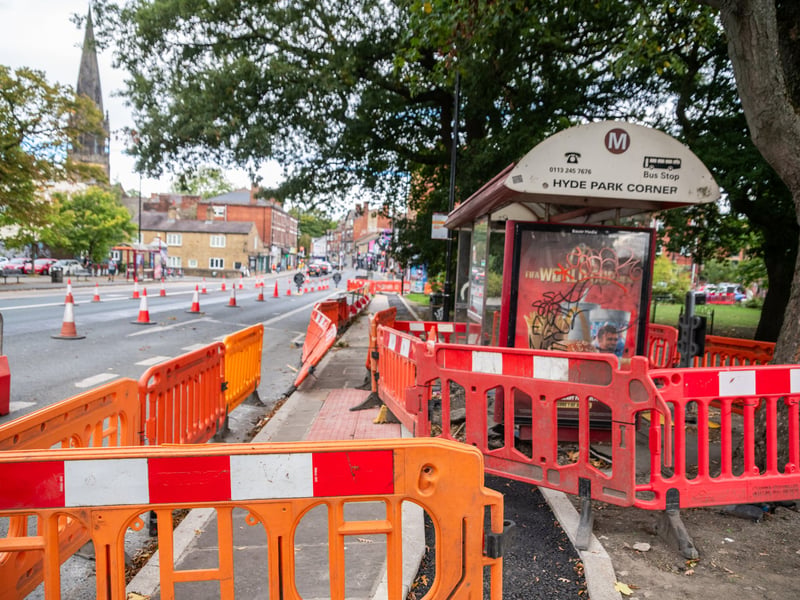 Phases one and two of the A660 from Shaw Lane to Hyde Park Corner were completed in June.