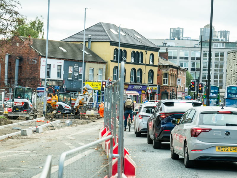 The remaining phase of the £10.4million major works on the A660 from Headingley to Leeds city centre got underway in June.