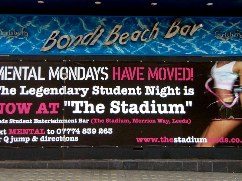 Bondi Beach Bar with its revolving dance floor was a popular haunt for students.
