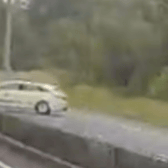 Garda car on the motorway