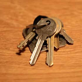 House keys stock image
